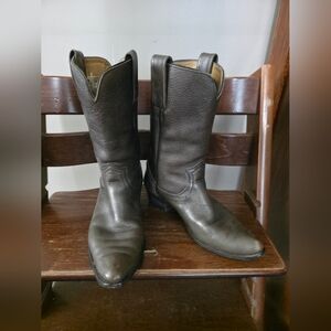 Women's Frye Brown Leather Western Boots